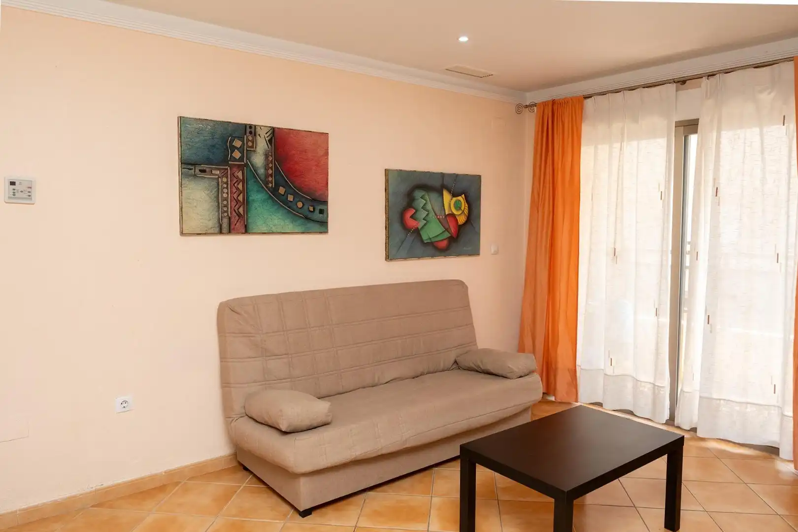 Sala d'estar de Apartament en venda en Formentera del Segura amb Aire condicionat, Terrassa i Moblat