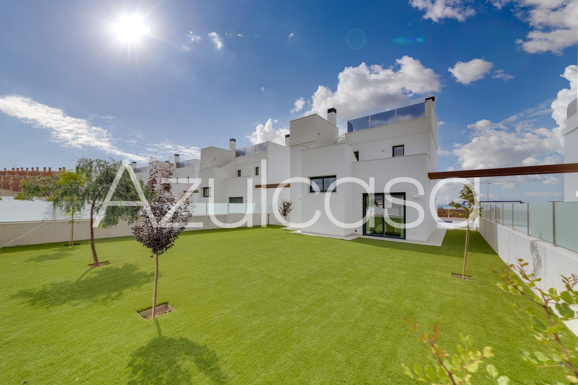 Jardí de Casa o xalet en venda en Mutxamel amb Calefacció, Terrassa i Piscina