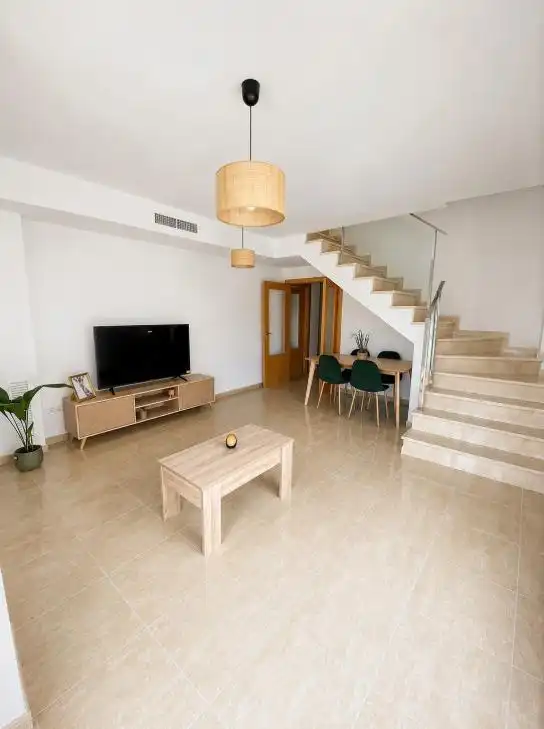 Living room of Duplexes for rent in Beniarjó  with Terrace and Furnished