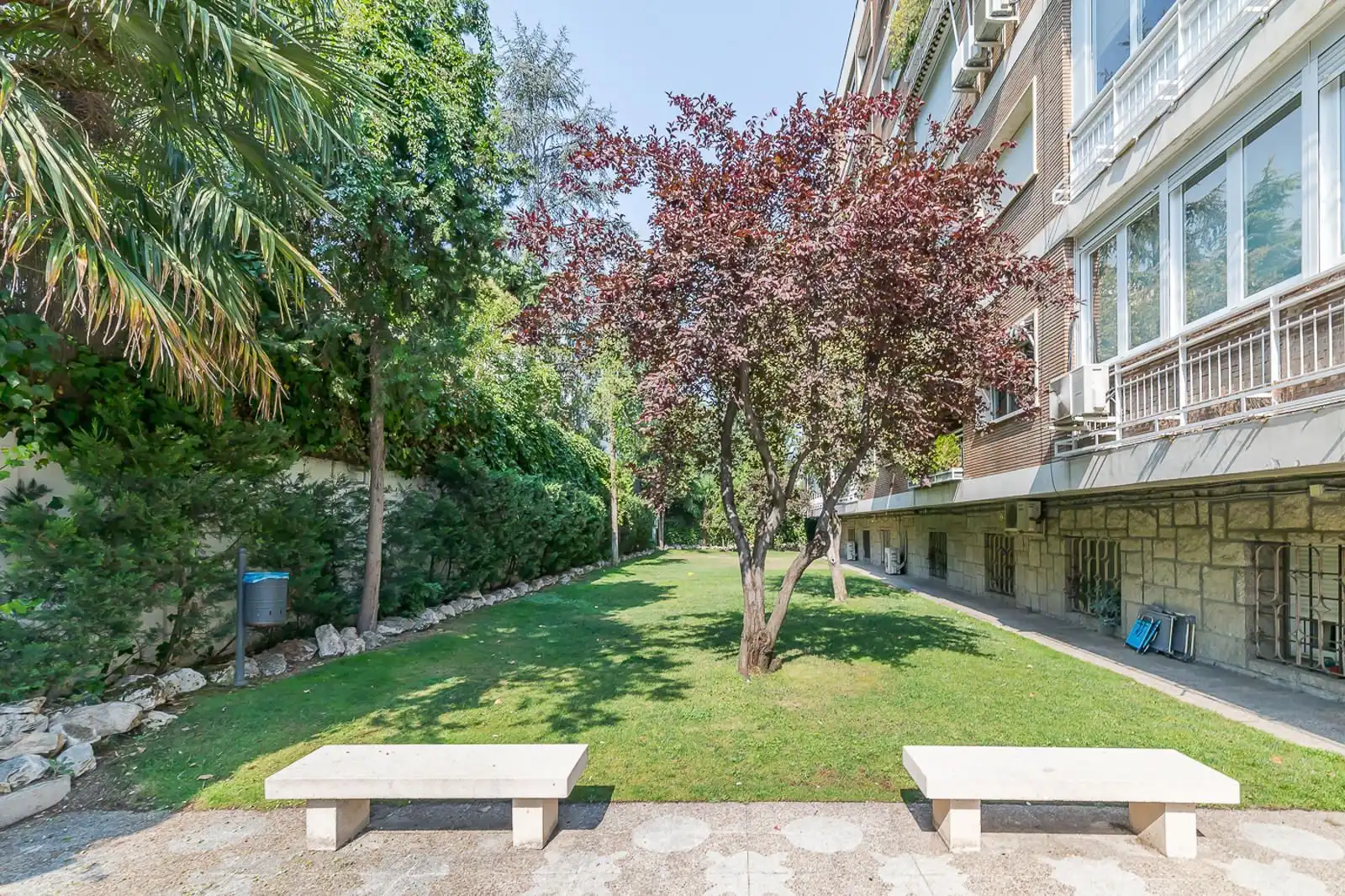 Garden of Flat for rent in Madrid  with Furnished and Community pool