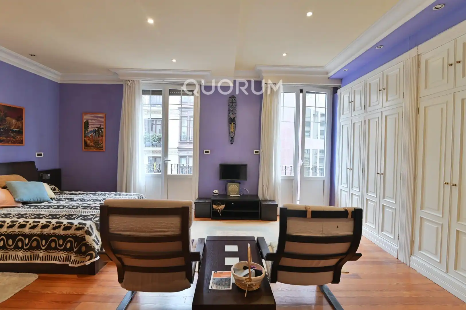 Sala de estar de Piso en venta en Bilbao  con Calefacción y Balcón