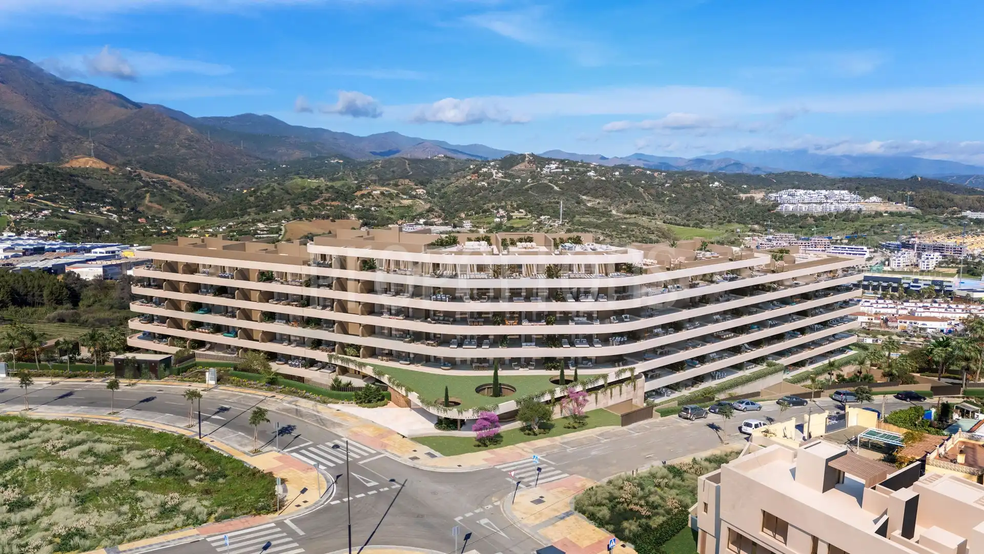 Vista exterior de Piso en venta en Estepona