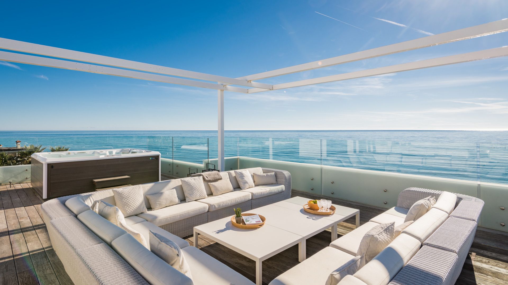 Terraza de Casa o chalet en venta en Marbella con Aire acondicionado, Jardín privado y Terraza