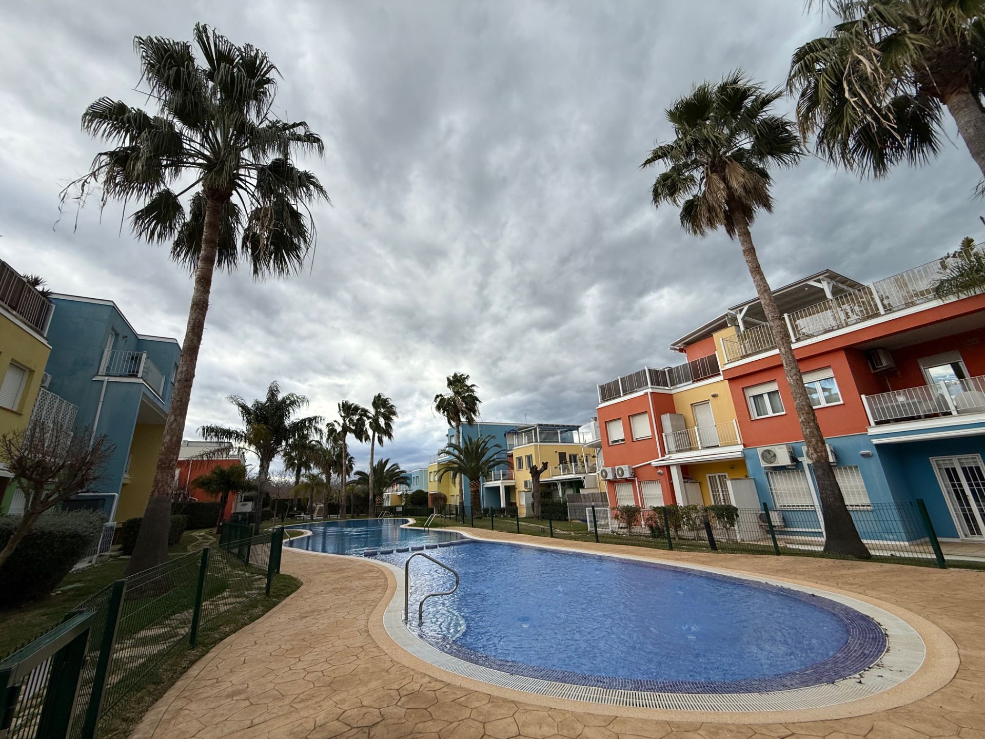Swimming pool of Flat for sale in El Verger  with Air Conditioner, Heating and Private garden