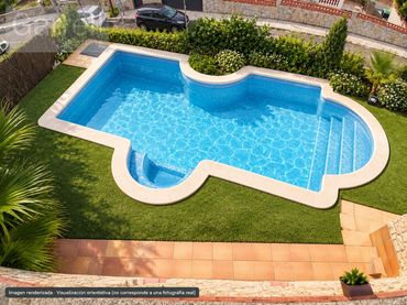 Adosado con piscina en venta en CARRER DE LES FLORS 
 SANT PERE DE VILAMAJOR (BARCELONA)