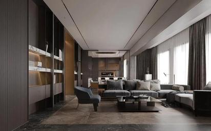 Living room of Flat for sale in  Barcelona Capital  with Air Conditioner and Balcony