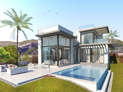 Exterior view of House or chalet for sale in Mijas  with Private garden, Terrace and Swimming Pool