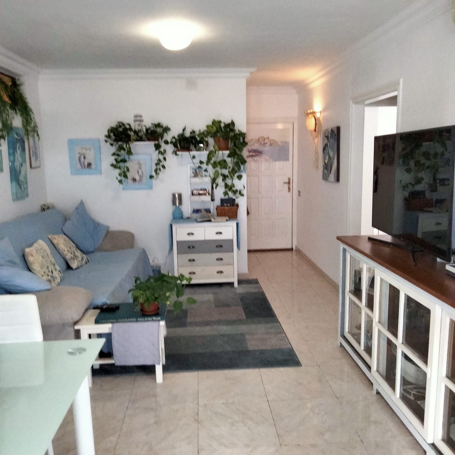 Sala d'estar de Apartament en venda en Santiago del Teide amb Terrassa, Moblat i Forn