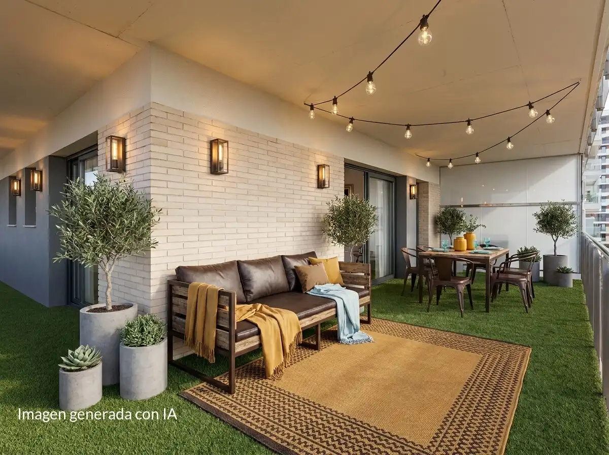 Terrace of Apartments for sale in Mataró  with Air Conditioner, Heating and Parquet flooring