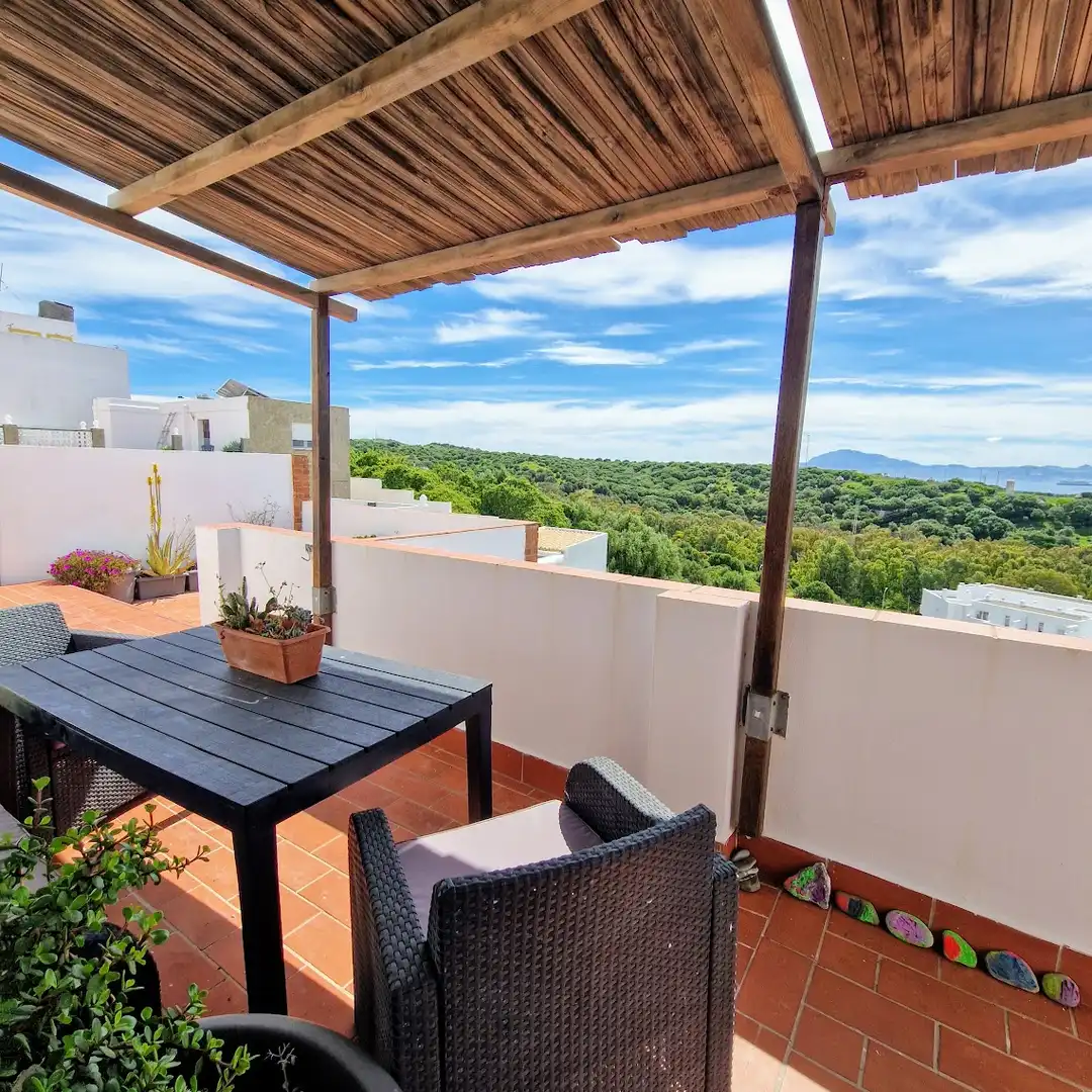 Terraza de Piso de alquiler en Tarifa con Terraza, Amueblado y Se aceptan mascotas