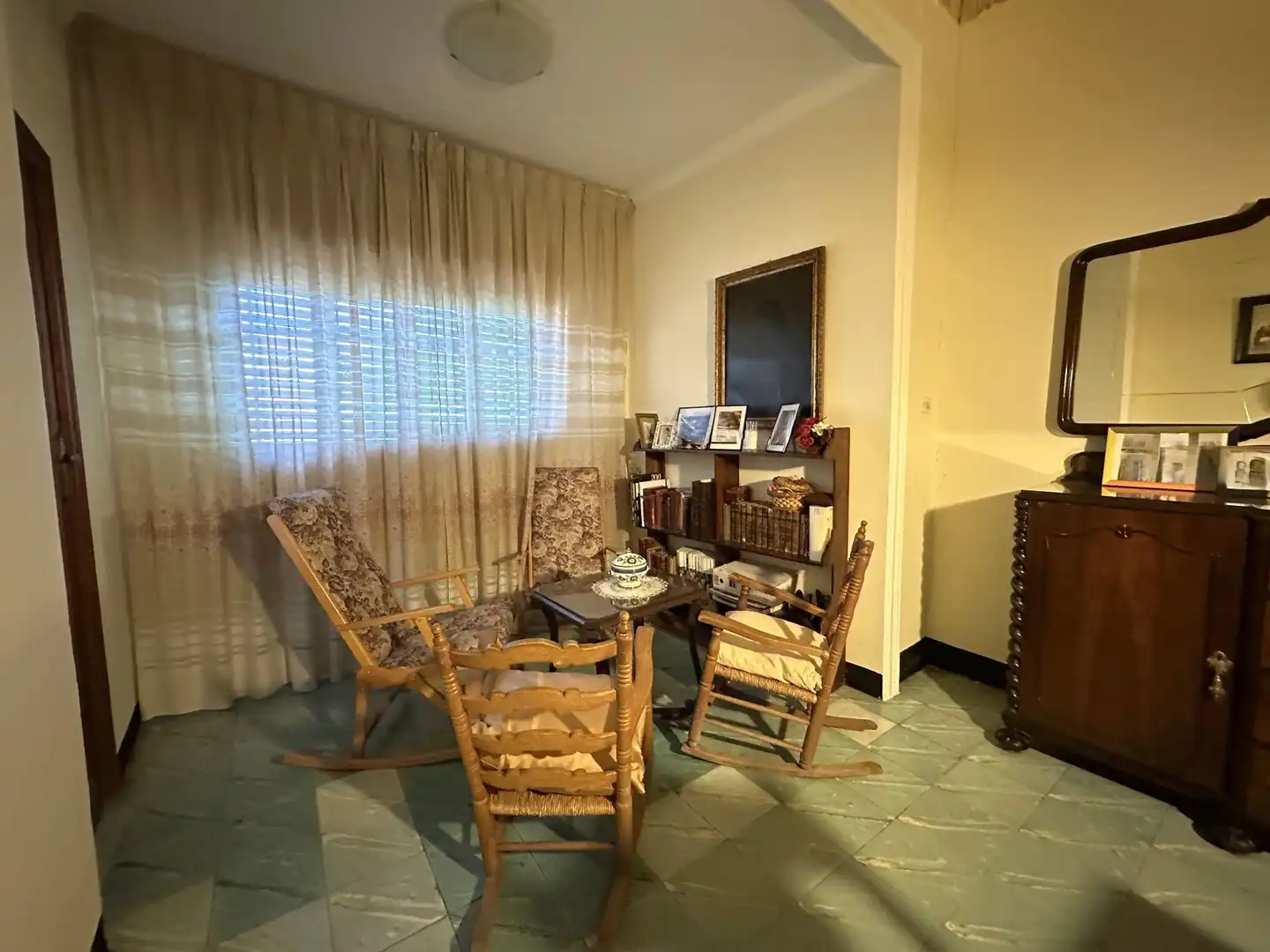 Sala d'estar de Finca rústica en venda en Albaida amb Calefacció, Terrassa i Moblat