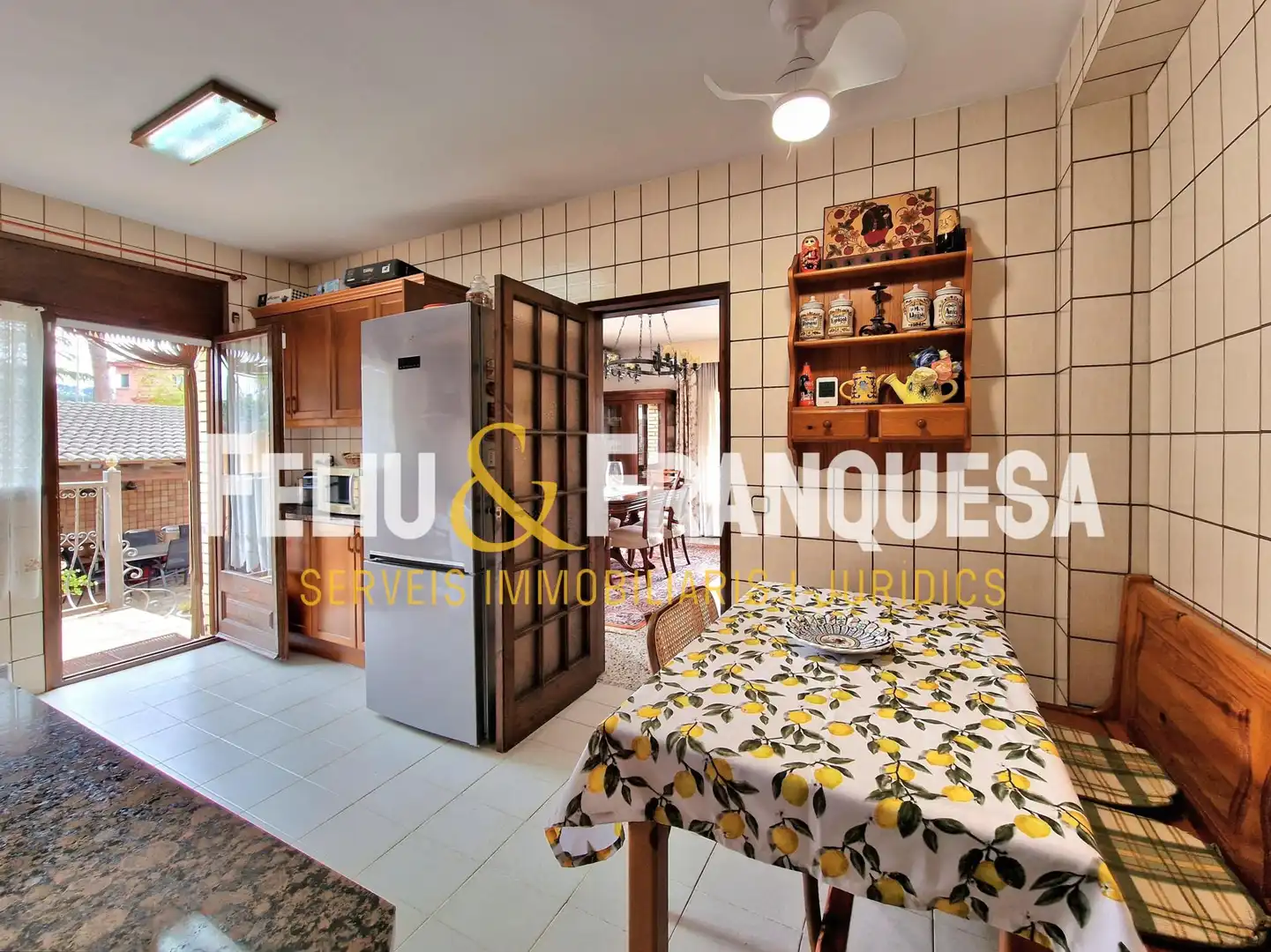 Kitchen of Houses for sale in Sant Cugat del Vallès  with Heating, Private garden and Terrace