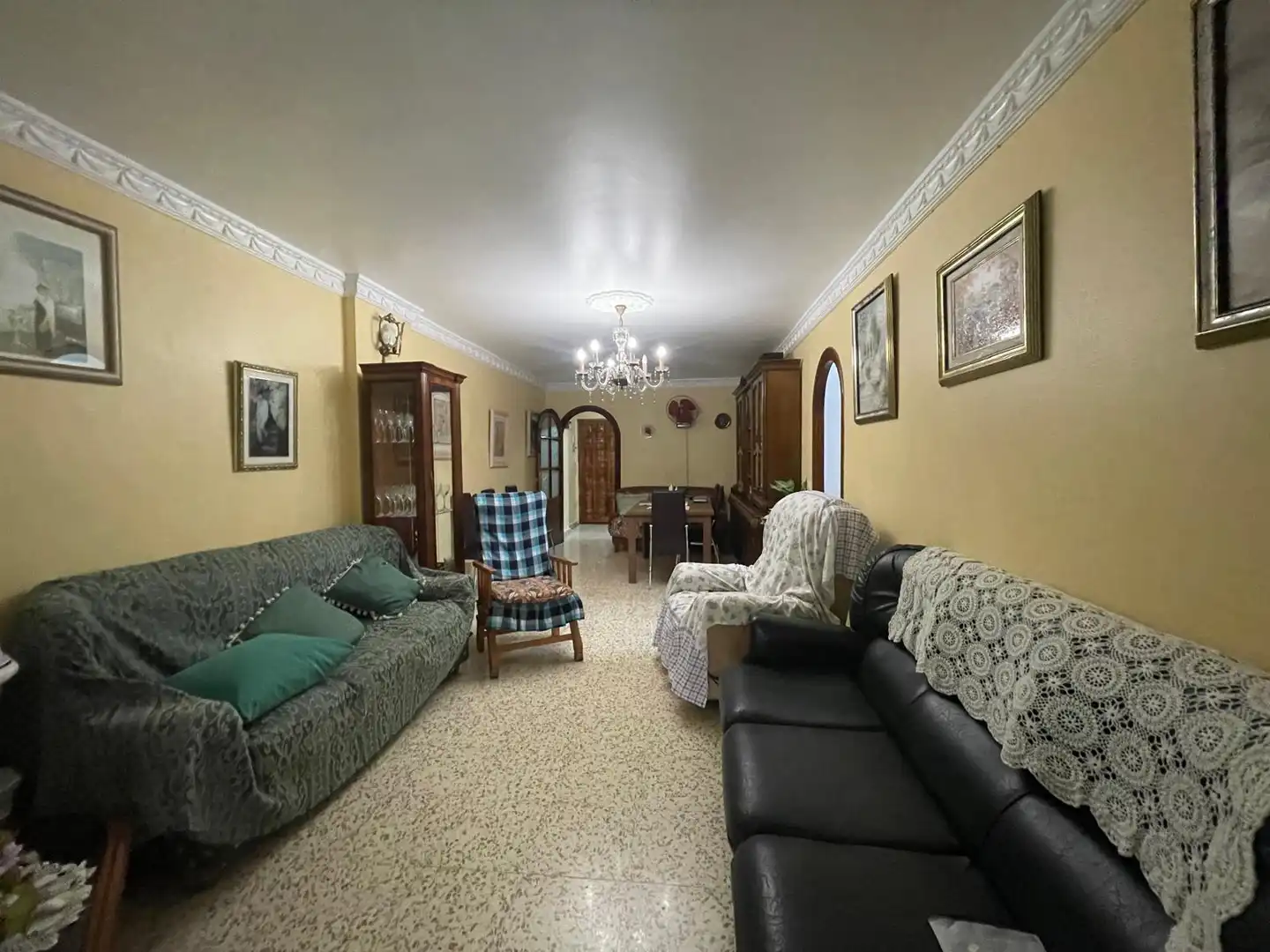 Sala d'estar de Pis en venda en Vélez-Málaga amb Aire condicionat i Terrassa