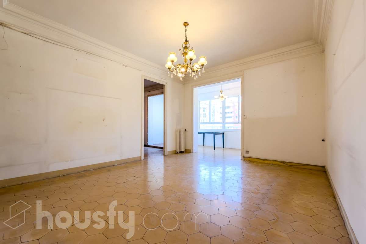 Sala de estar de Piso en venta en  Barcelona Capital con Aire acondicionado, Calefacción y Amueblado