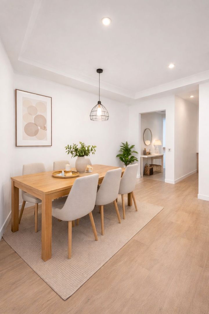 Menjador de Pis en venda en Terrassa amb Jardí privat