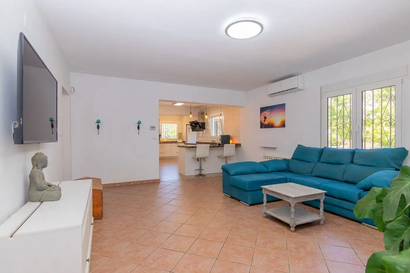 Sala d'estar de Casa o xalet en venda en Dénia amb Aire condicionat, Calefacció i Terrassa