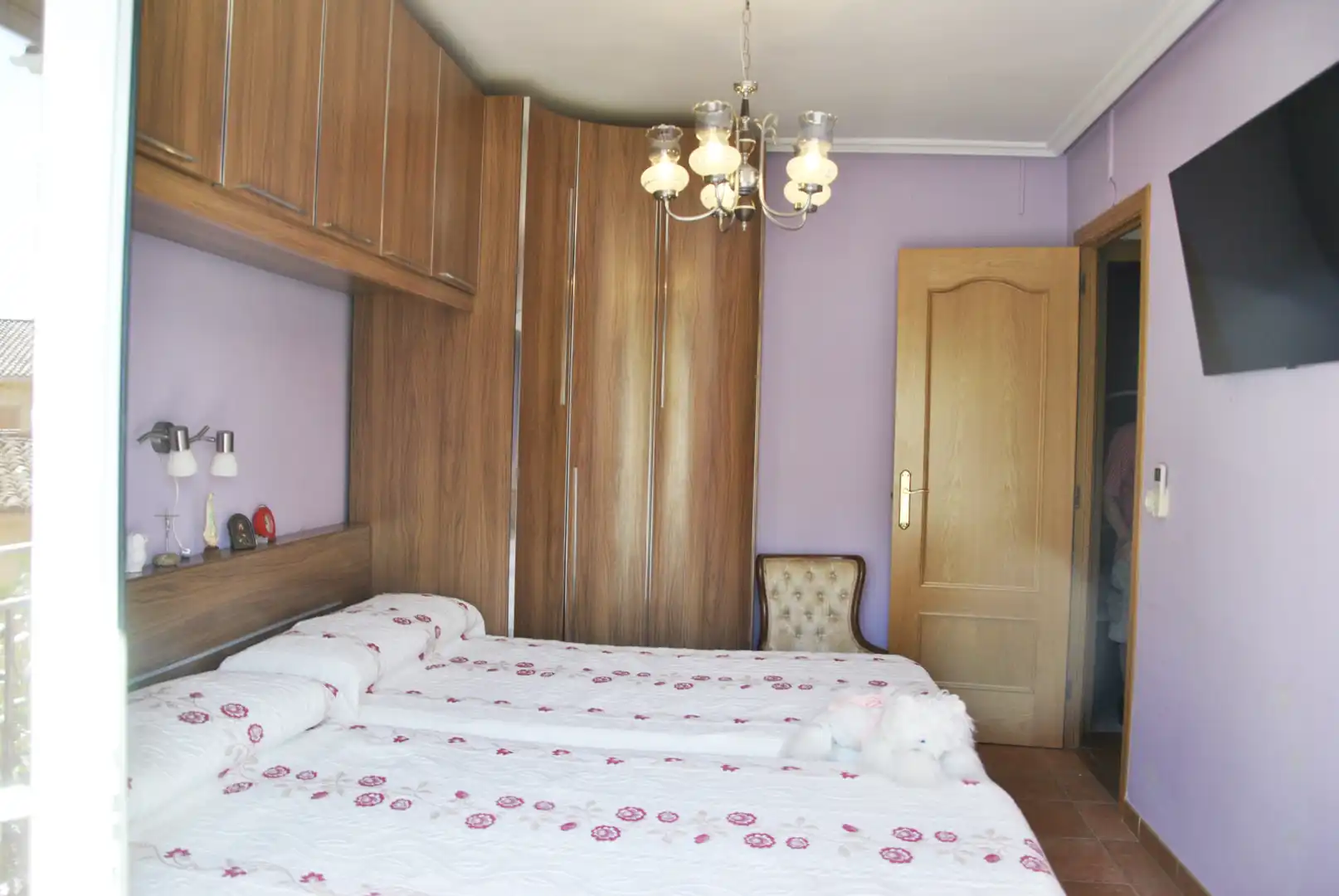 Bedroom of Houses for sale in Pozuelo de Zarzón  with Air Conditioner, Heating and Private garden