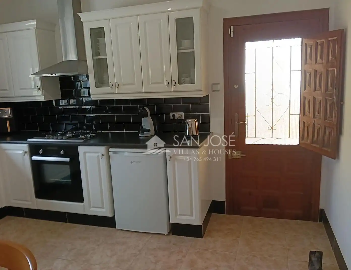 Cocina de Casa o chalet en venta en Aspe con Aire acondicionado, Calefacción y Jardín privado