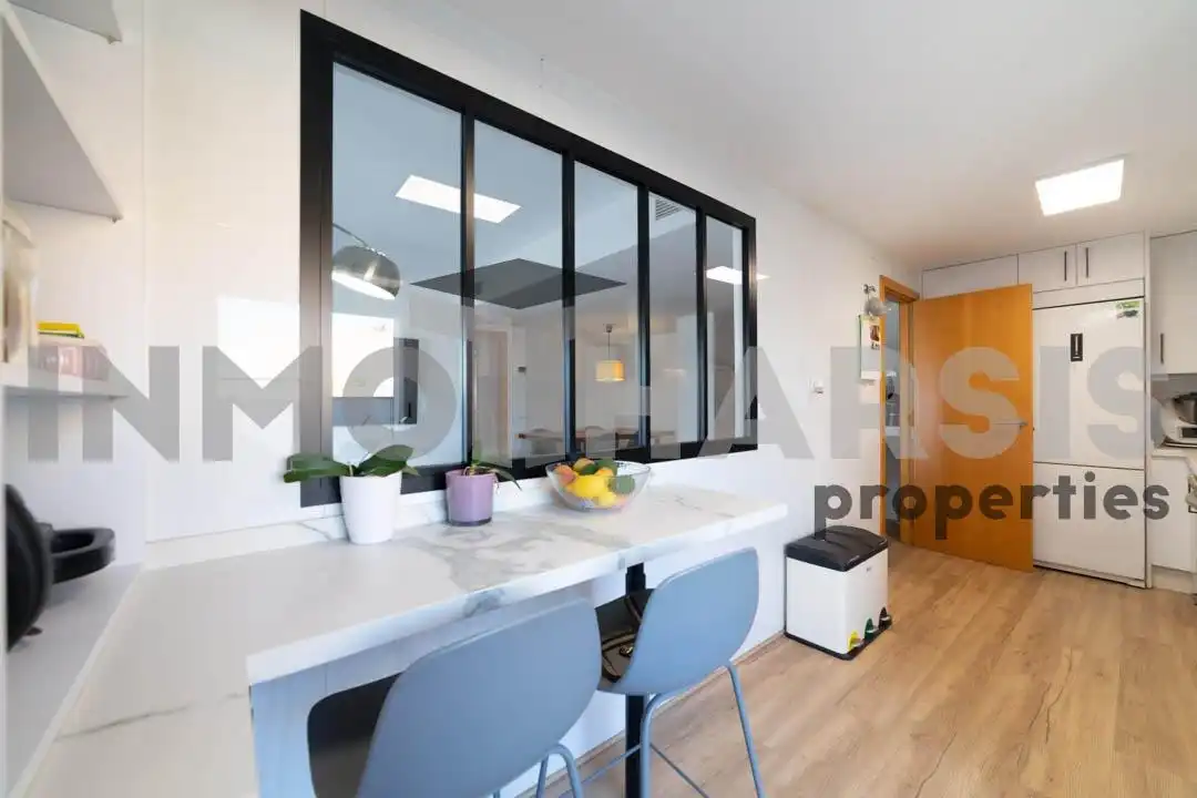Kitchen of Attic for sale in Roquetas de Mar  with Air Conditioner, Heating and Private garden