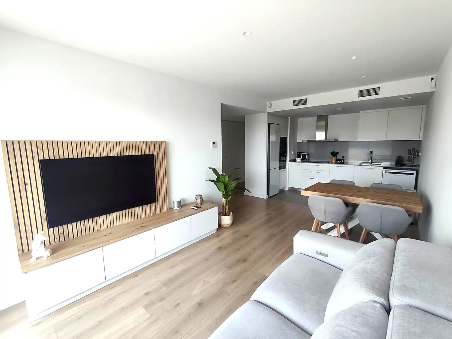 Wohnzimmer von Wohnung zum Verkauf in Abrera mit Klimaanlage, Heizung und Parkett