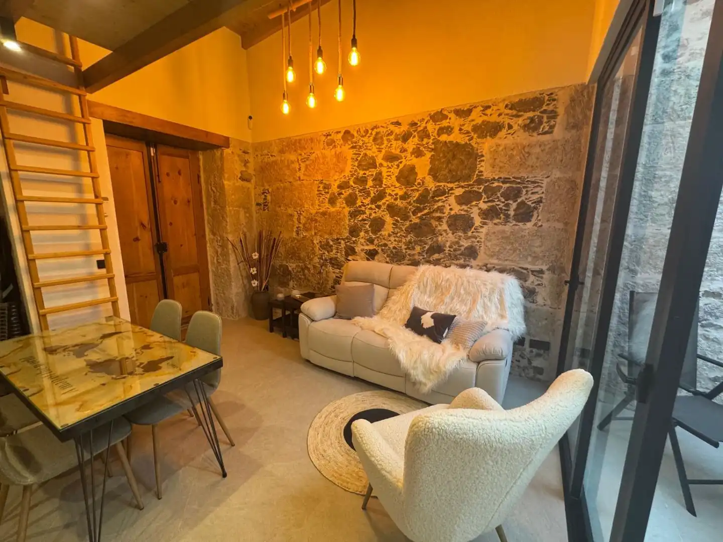 Living room of Houses for sale in Güímar  with Terrace and Furnished