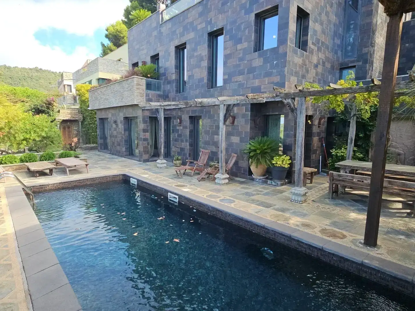 Piscina de Casa o chalet en venta en Lloret de Mar con Aire acondicionado, Jardín privado y Terraza