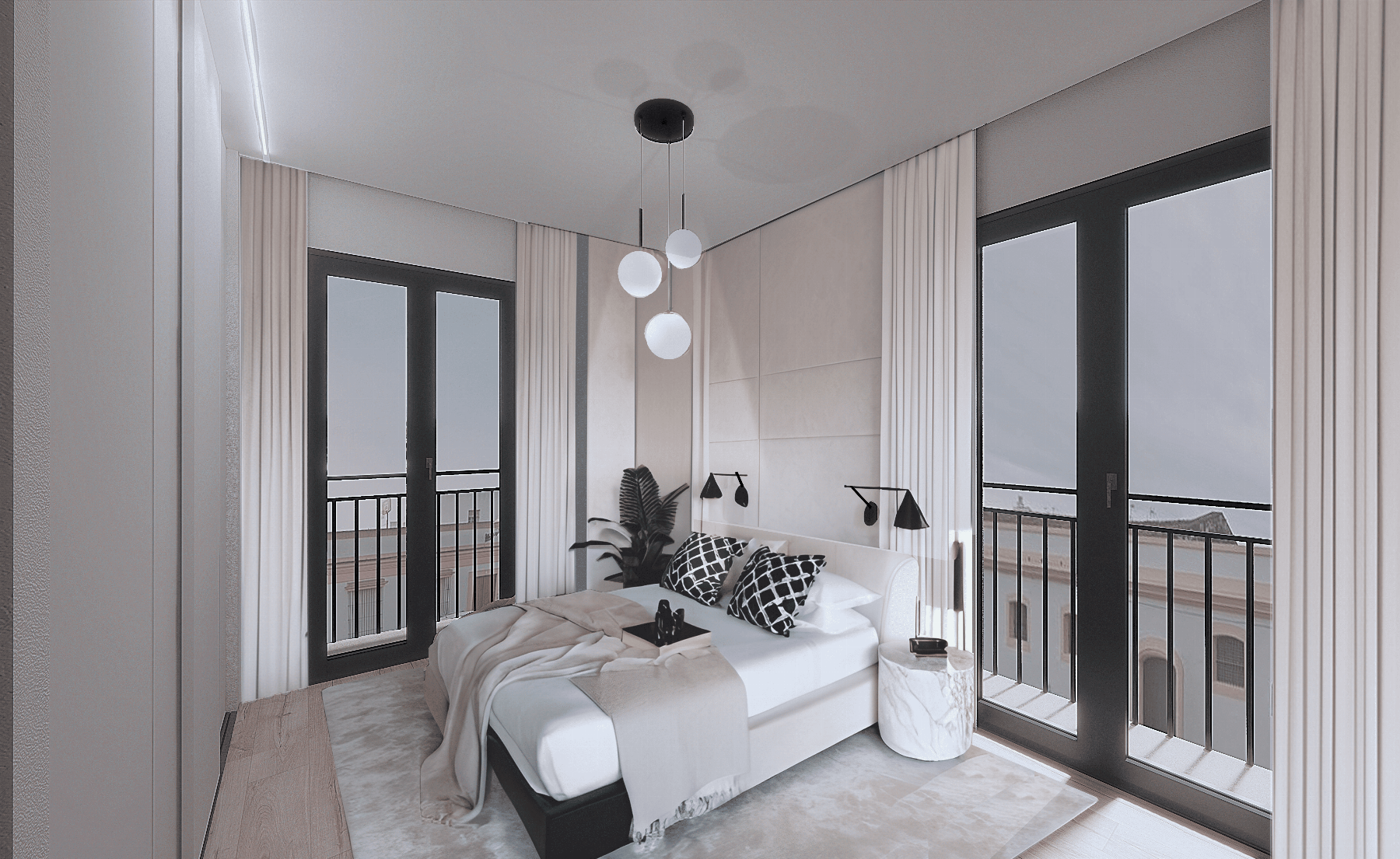 Bedroom of Flat for sale in El Puerto de Santa María  with Air Conditioner