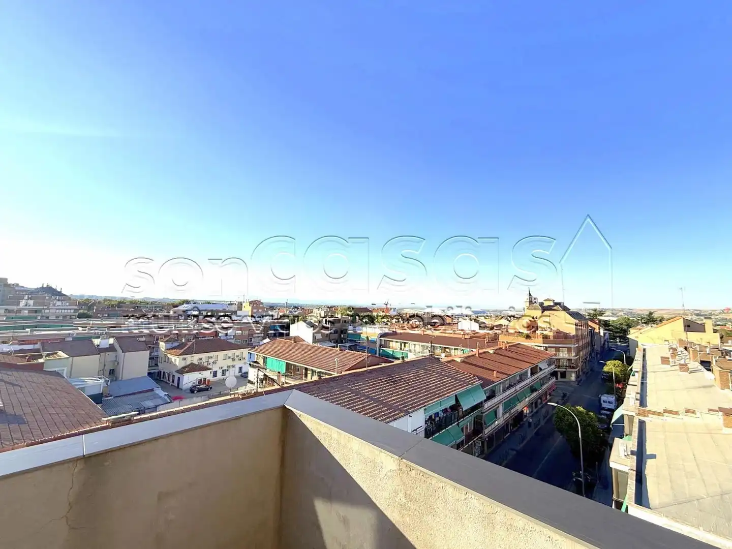 Terrasse von Dachboden zur Miete in Madrid mit Klimaanlage, Heizung und Terrasse