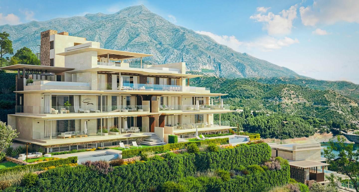 Exterior view of Duplex for sale in Benahavís  with Air Conditioner, Heating and Private garden