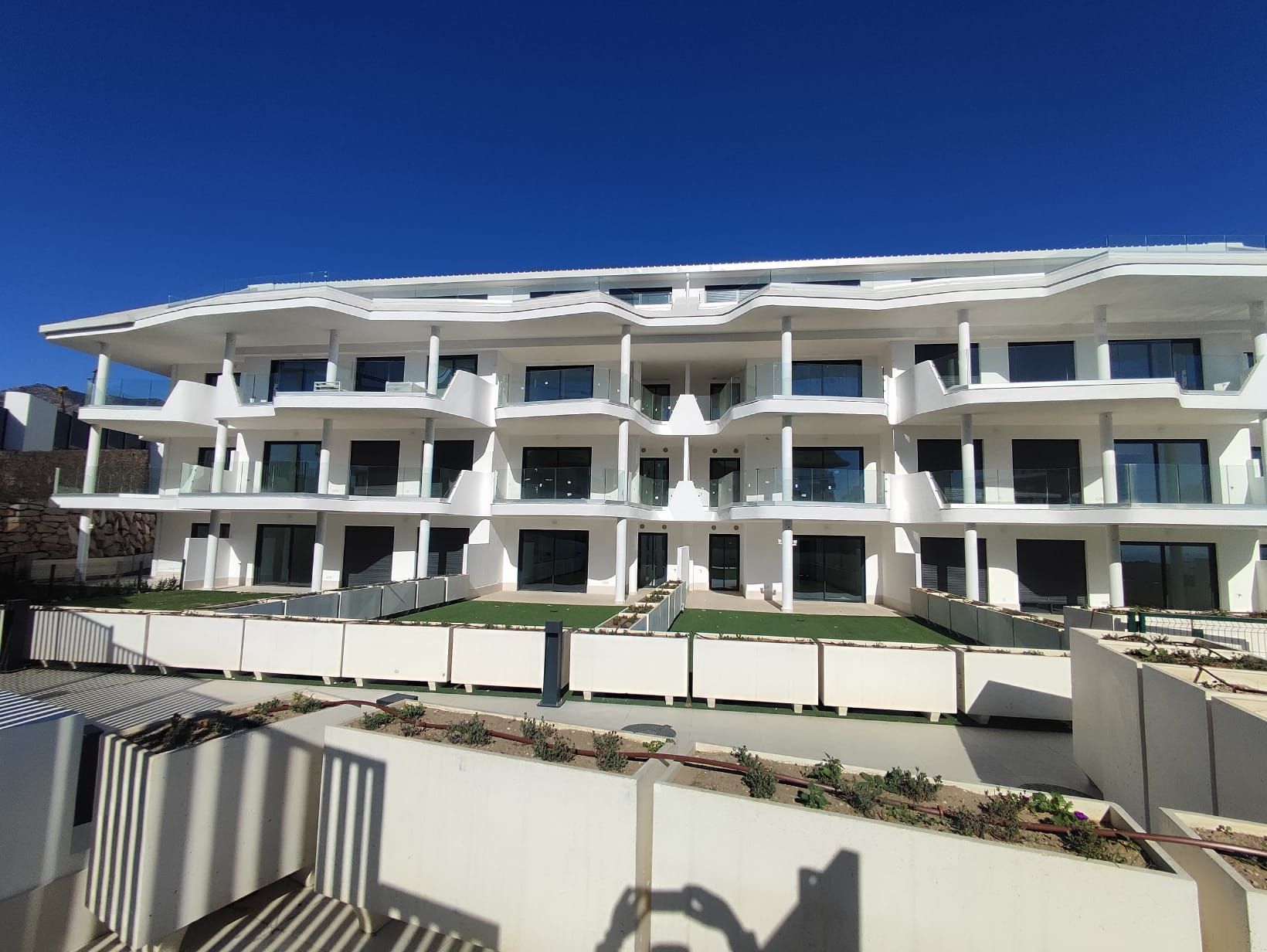 Exterior view of Flat for sale in Fuengirola  with Air Conditioner, Heating and Private garden