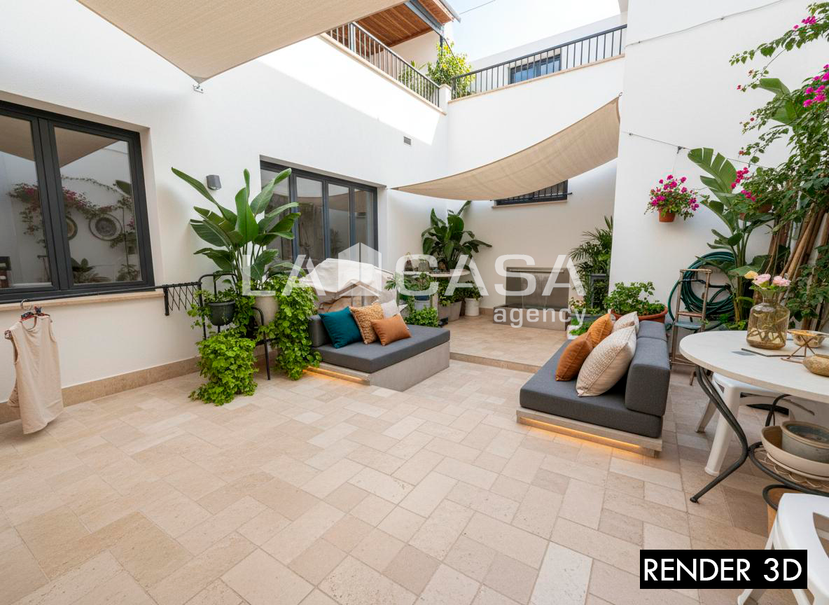 Terrasse von Wohnung zum Verkauf in Esplugues de Llobregat mit Terrasse