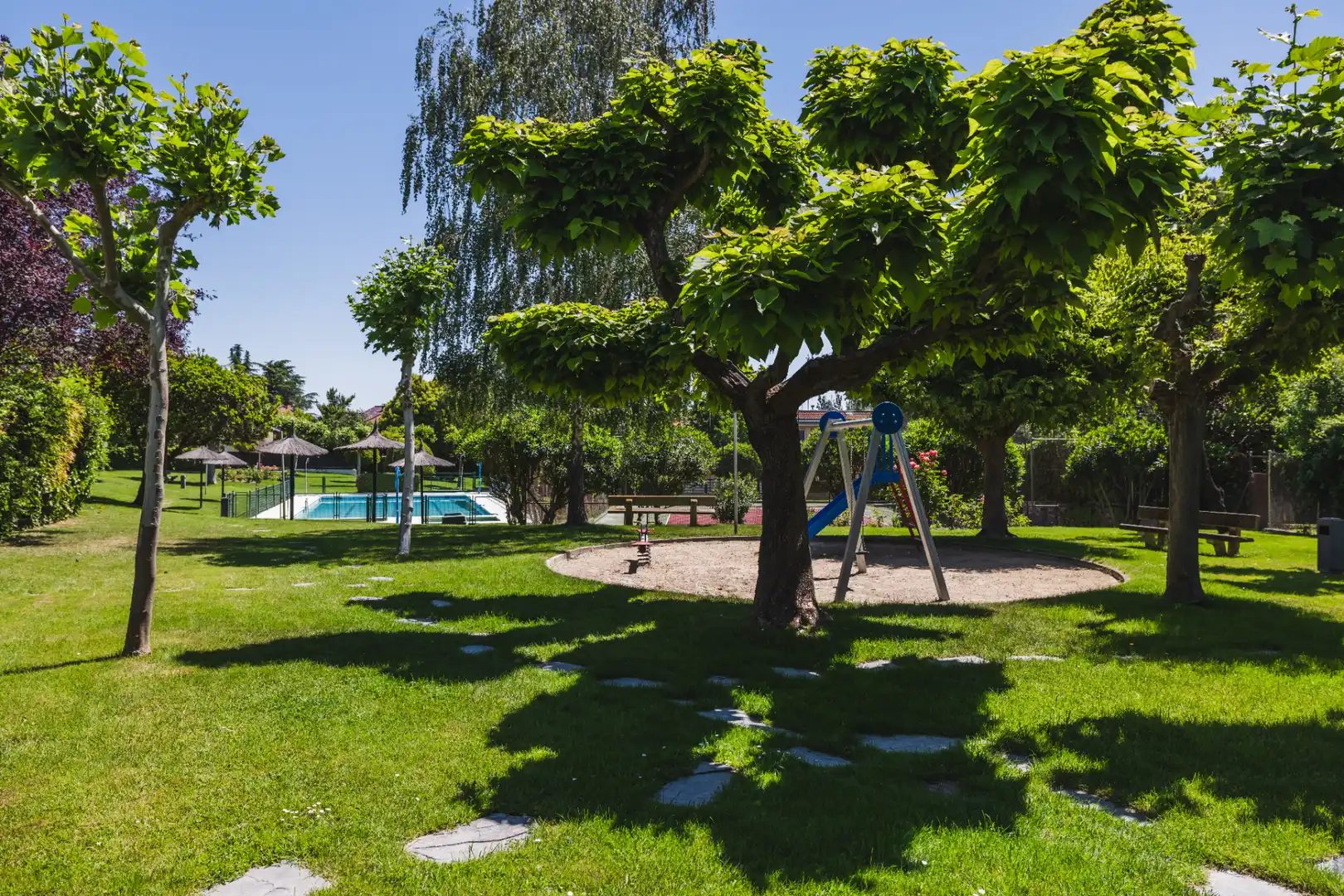 Jardín de Casa o chalet en venta en Las Rozas de Madrid con Aire acondicionado, Calefacción y Jardín privado