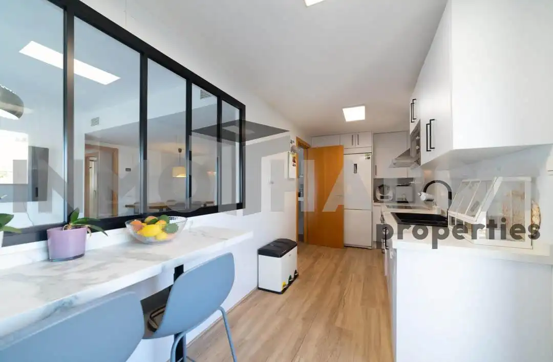 Kitchen of Attic for sale in Roquetas de Mar  with Air Conditioner, Heating and Private garden