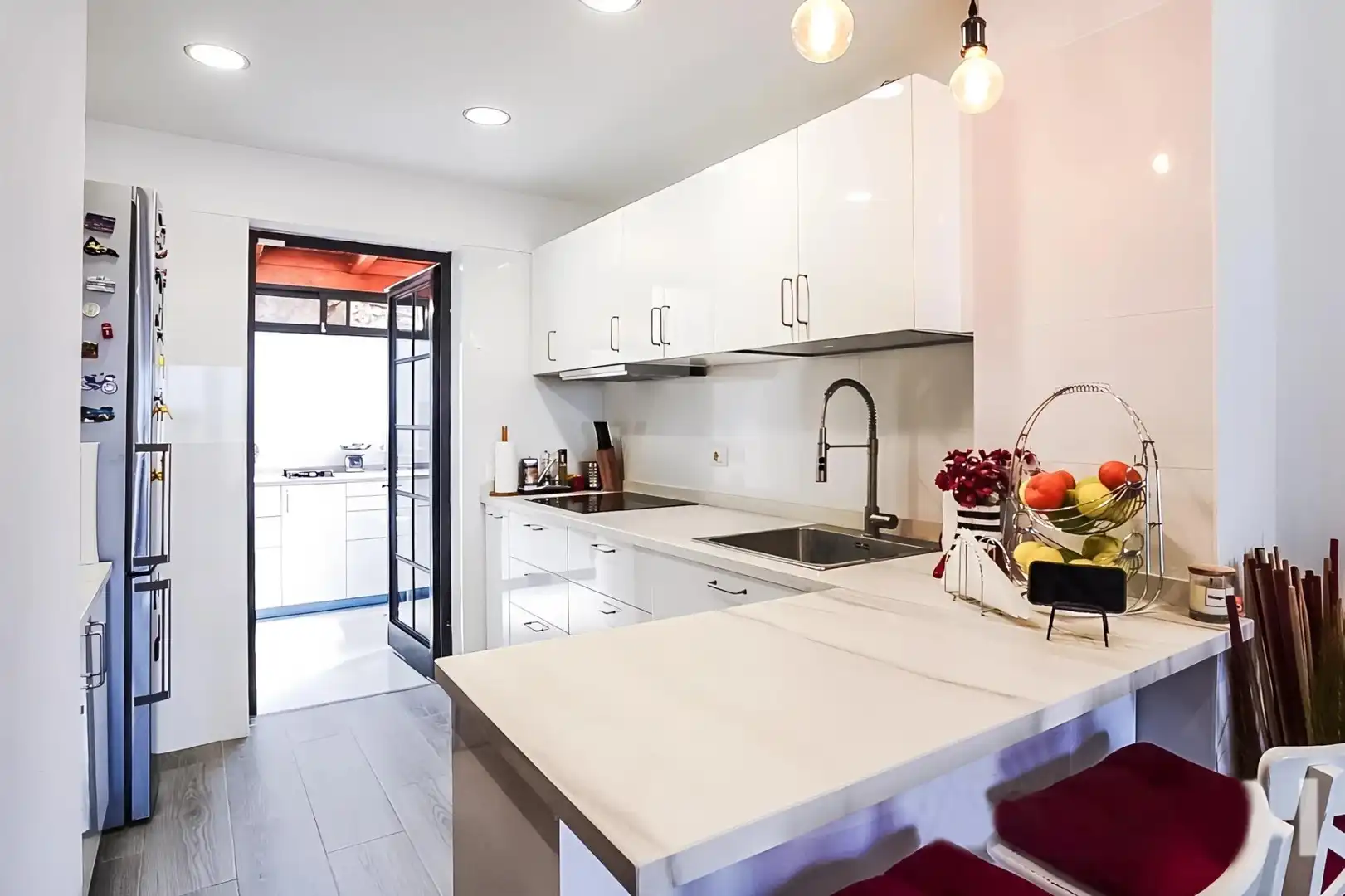 Cocina de Casa adosada en venta en El Rosario con Aire acondicionado, Jardín privado y Terraza