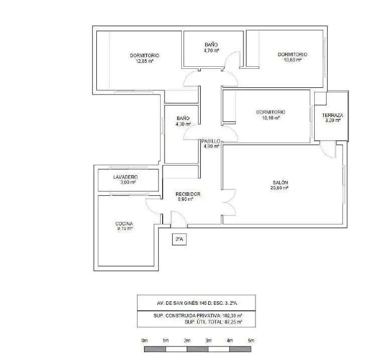 Flat for sale in Murcia  with Air Conditioner and Terrace
