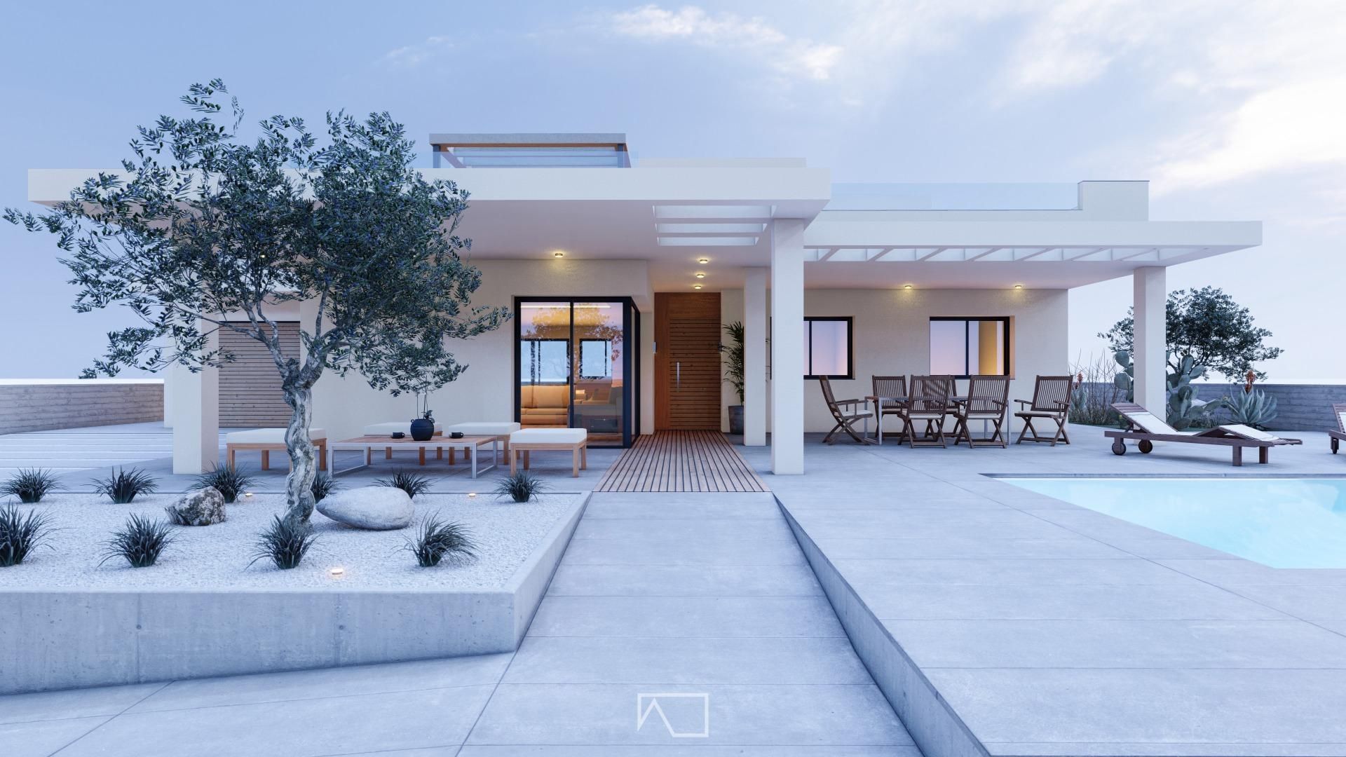 Terrassa de Casa o xalet en venda en Cartagena amb Aire condicionat, Jardí privat i Terrassa