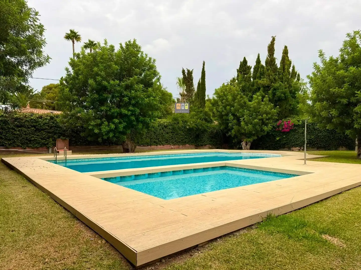 Swimming pool of Detached homes for rent in Sant Joan d'Alacant  with Air Conditioner, Heating and Private garden