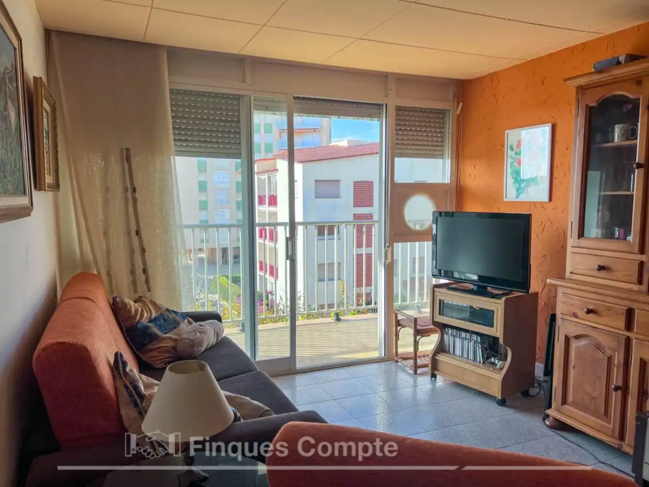 Sala de estar de Apartamento en venta en Roda de Berà con Aire acondicionado y Terraza