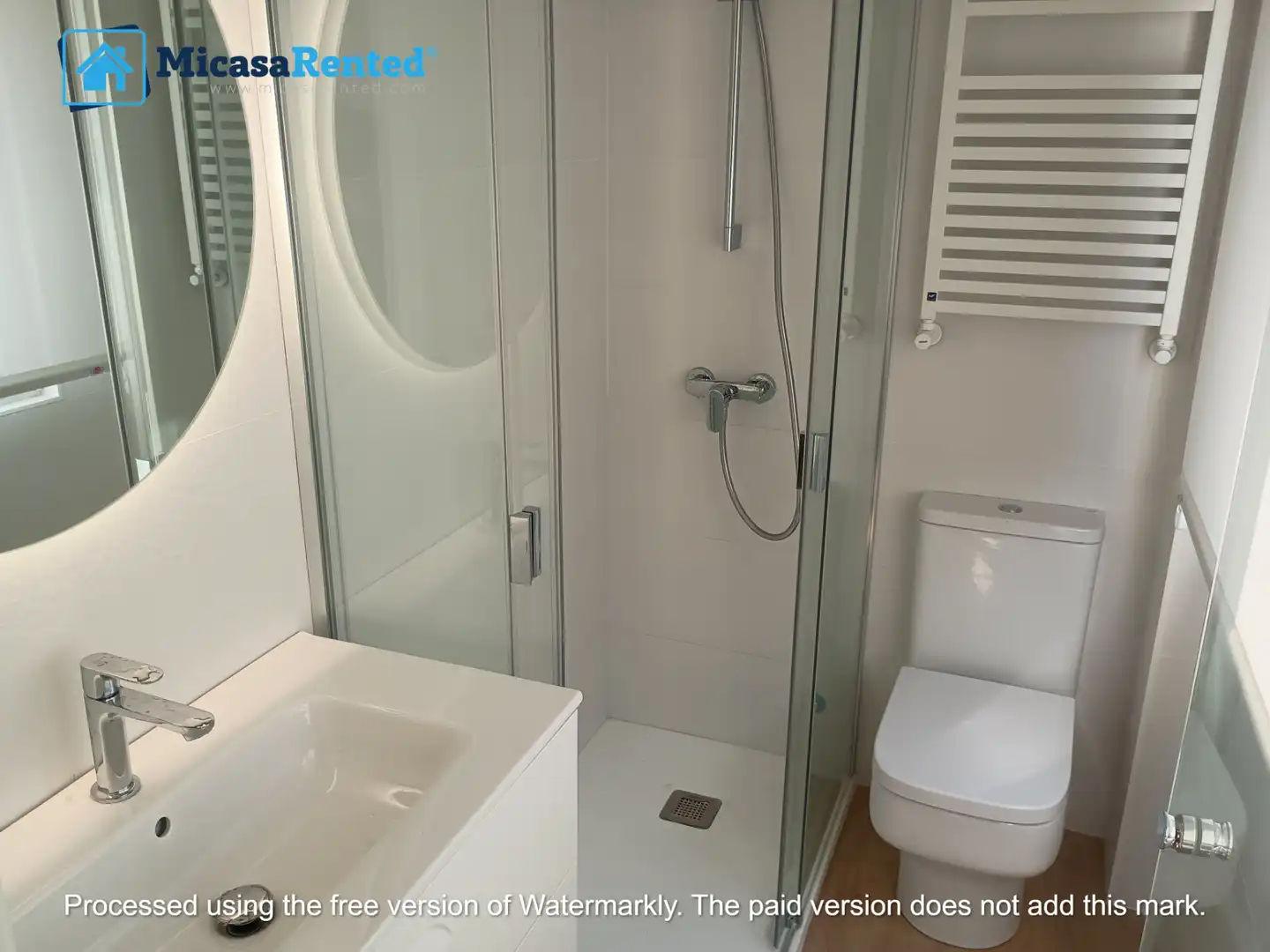 Badezimmer von Wohnung zur Miete in Santander mit Heizung, Möbliert und Ofen