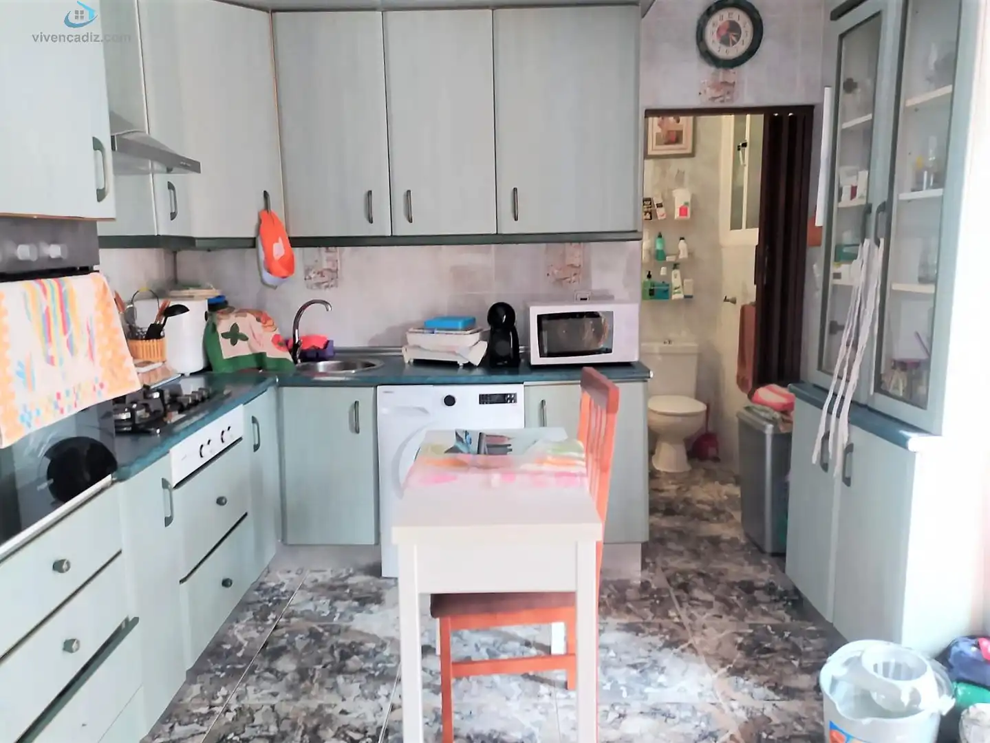Kitchen of Houses for sale in Cádiz  with Air Conditioner, Terrace and Storage room
