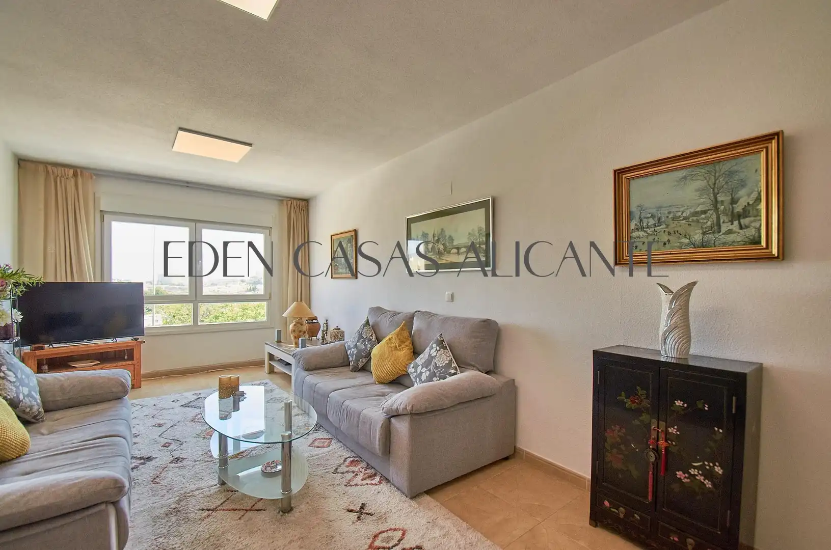 Sala de estar de Piso en venta en El Campello con Aire acondicionado, Calefacción y Trastero