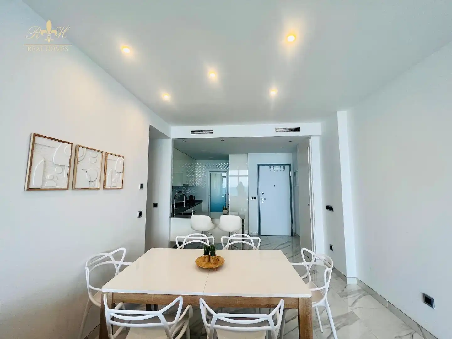 Esszimmer von Wohnung zur Miete in Benidorm mit Heizung, Terrasse und Schwimmbad