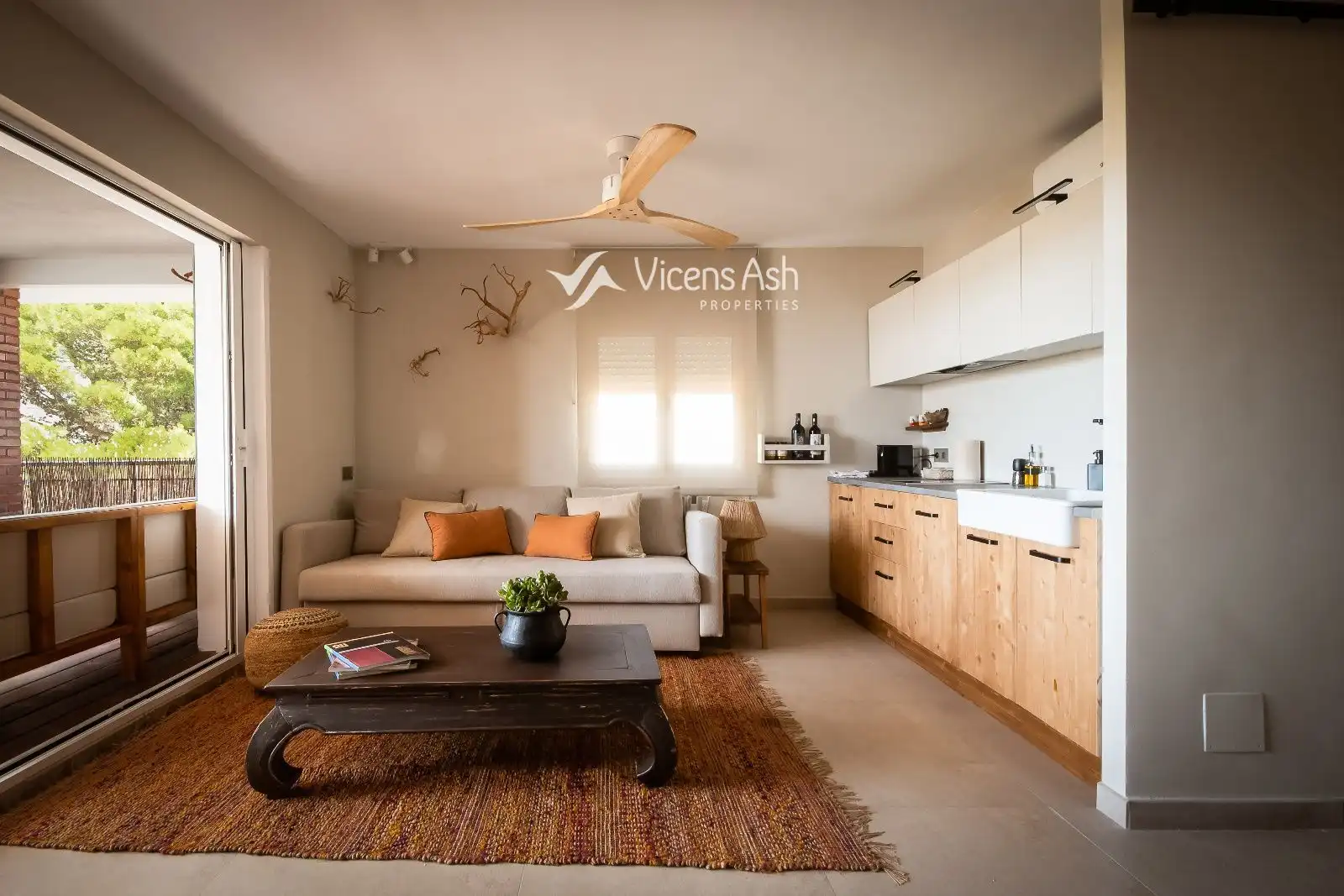 Living room of Apartments for sale in Jávea / Xàbia  with Air Conditioner, Terrace and Furnished