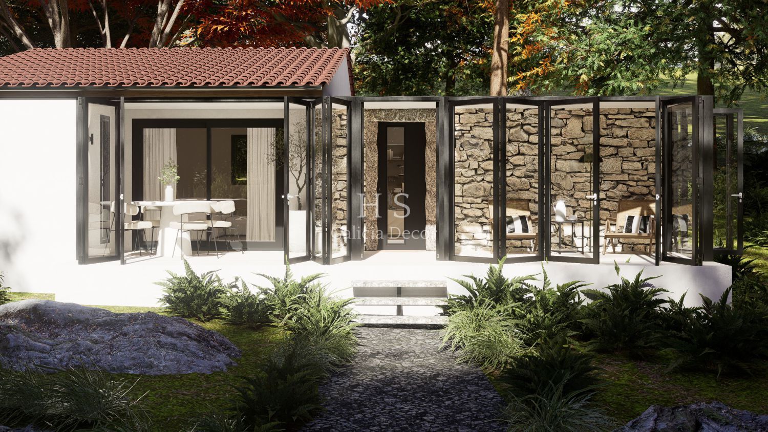 Exterior view of House or chalet for sale in Ponteareas  with Terrace