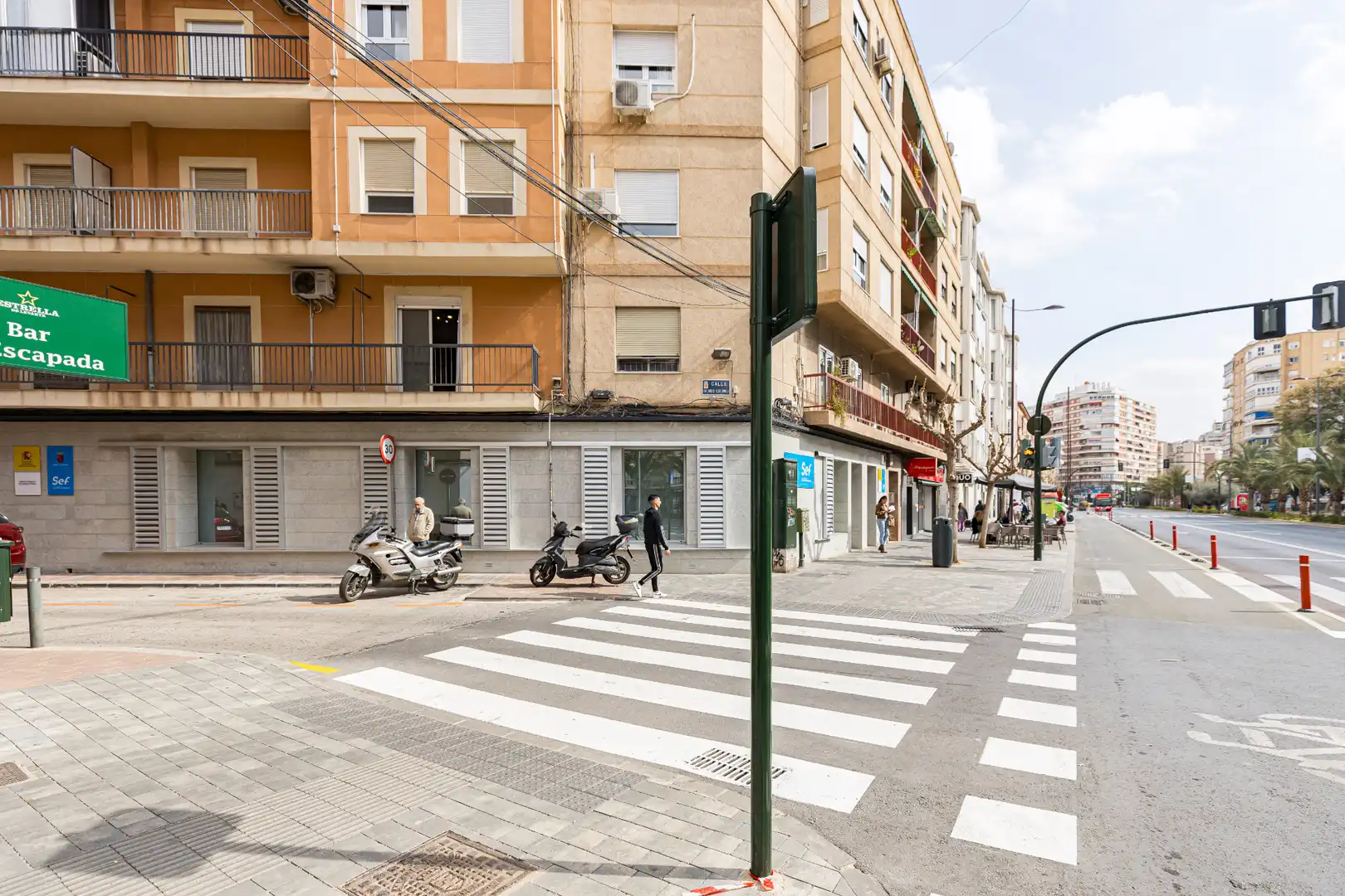 Vista exterior de Piso en venta en  Murcia Capital con Terraza, Amueblado y Balcón