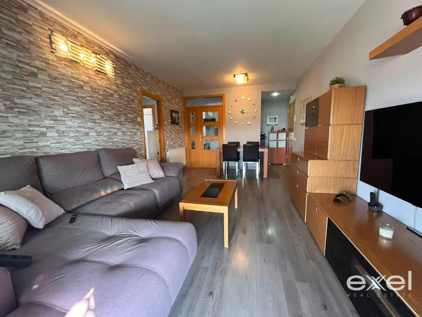 Wohnzimmer von Wohnung zum Verkauf in Sant Joan Despí mit Klimaanlage, Heizung und Parkett