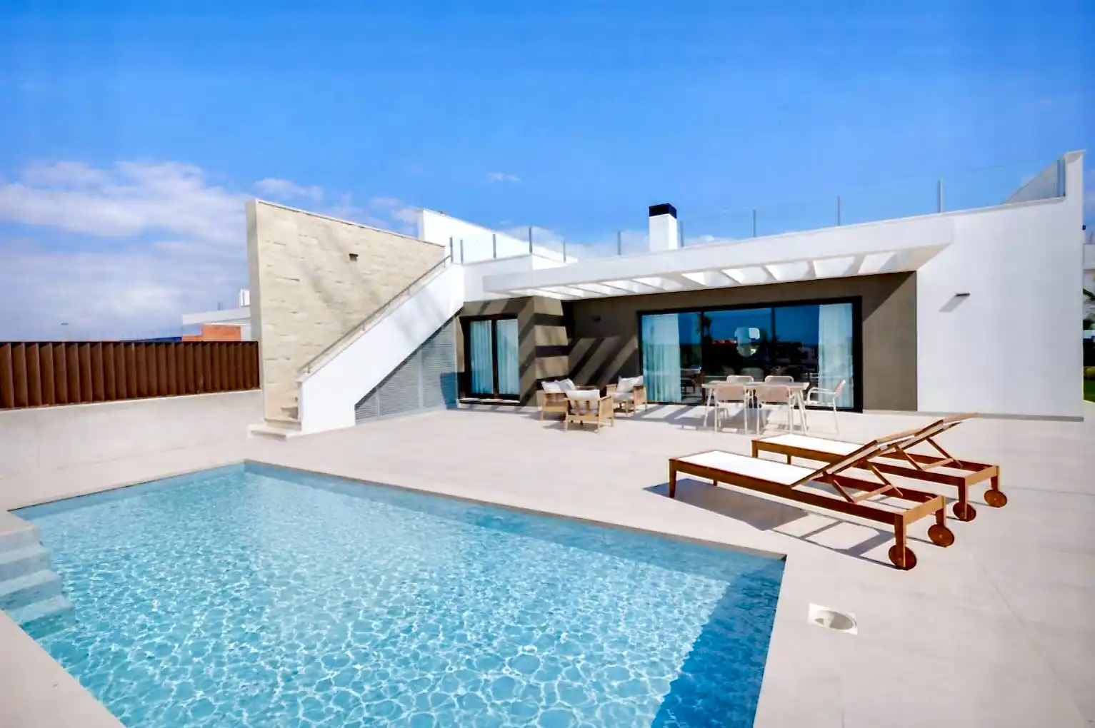 Piscina de Casa o chalet en venta en Mutxamel con Aire acondicionado, Jardín privado y Terraza