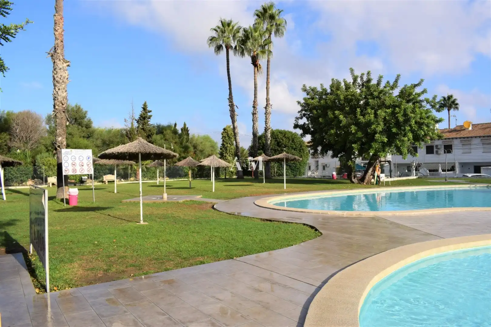 Piscina de Planta baja de alquiler en Torrevieja con Aire acondicionado, Calefacción y Terraza