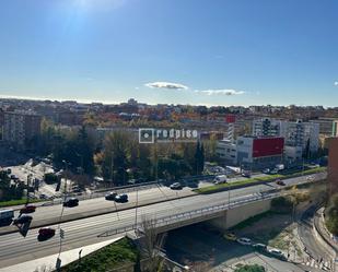 Exterior view of Flat for sale in  Madrid Capital  with Heating, Parquet flooring and Terrace