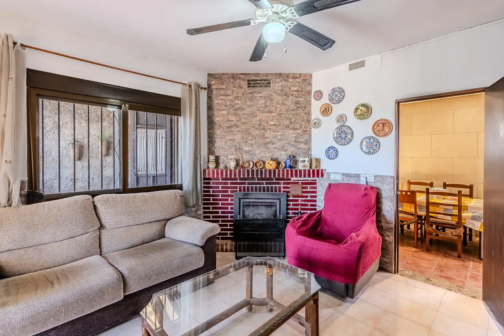 Sala de estar de Casa o chalet en venta en Benicarló con Calefacción, Jardín privado y Terraza